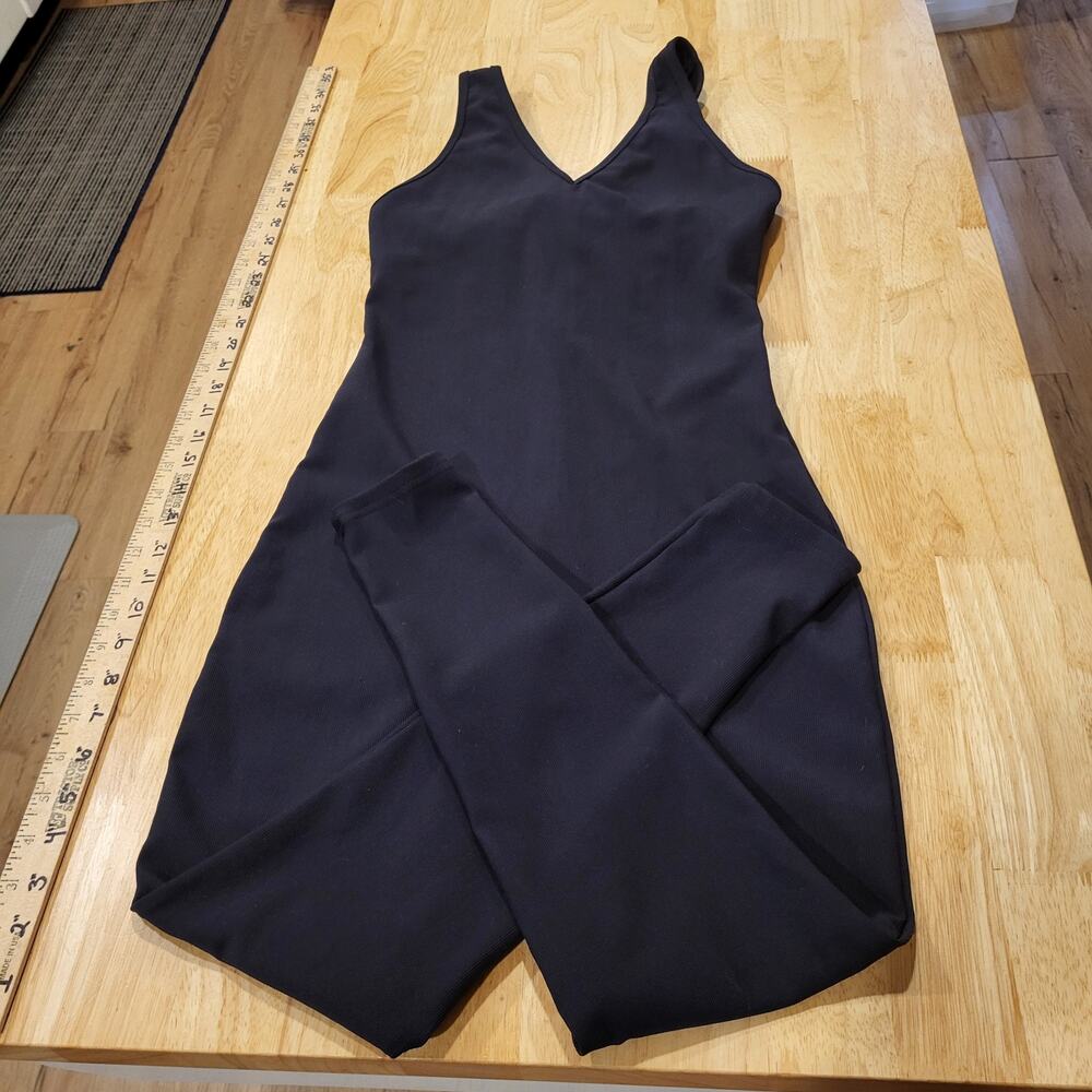 Kyodan Black V-Neck Jumpsuit